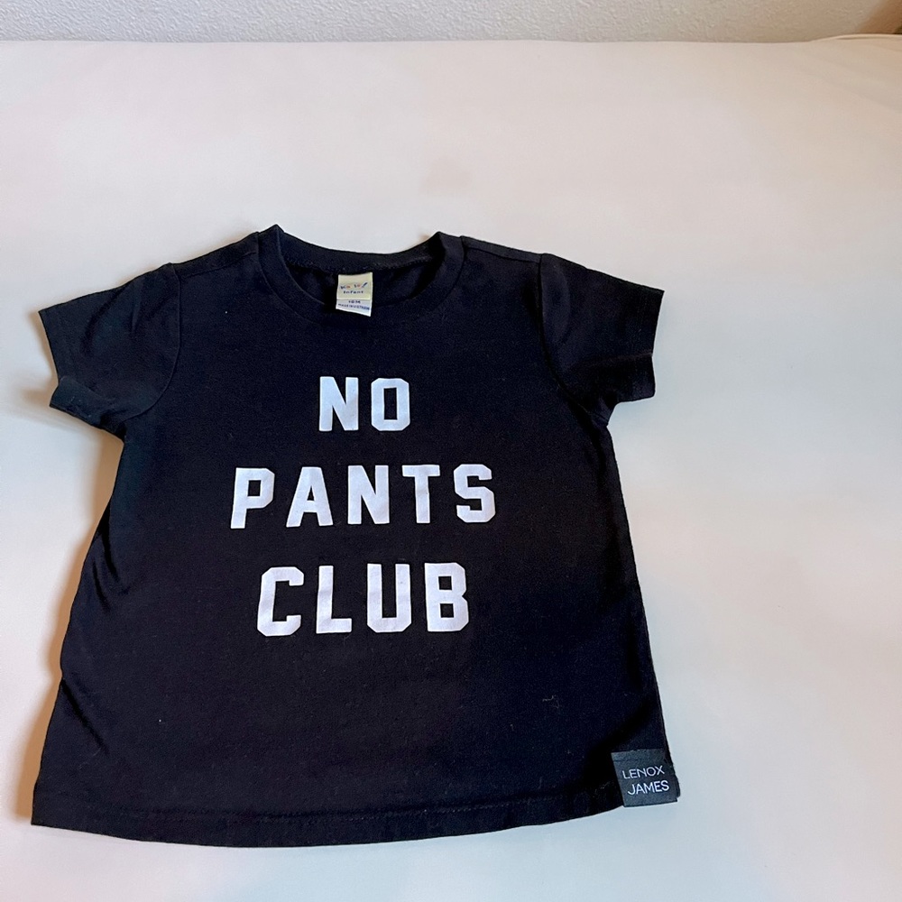 No pants club tee